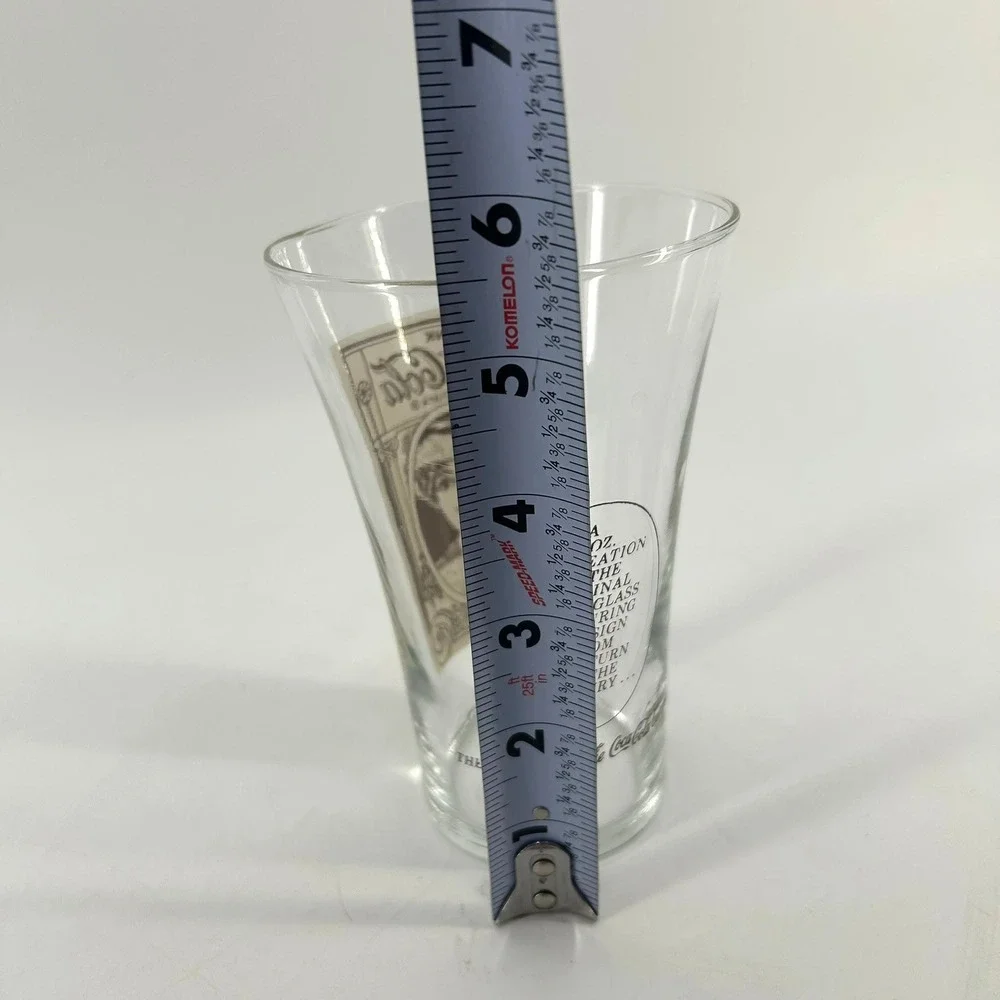 Set of 4 Coca-Cola 16oz Victorian Lady Flair Glasses Turn of the Century Glasses